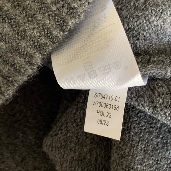 Banana Republic dark gray knit mock neck sweater dress - Picture 10 of 10